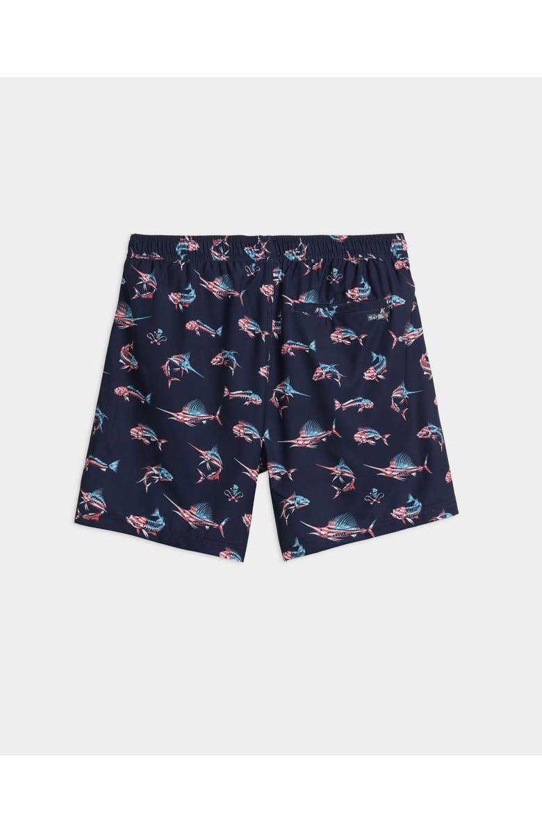 Salt Life Sandbar Sunday Boardshorts, Alternate, color, Navy