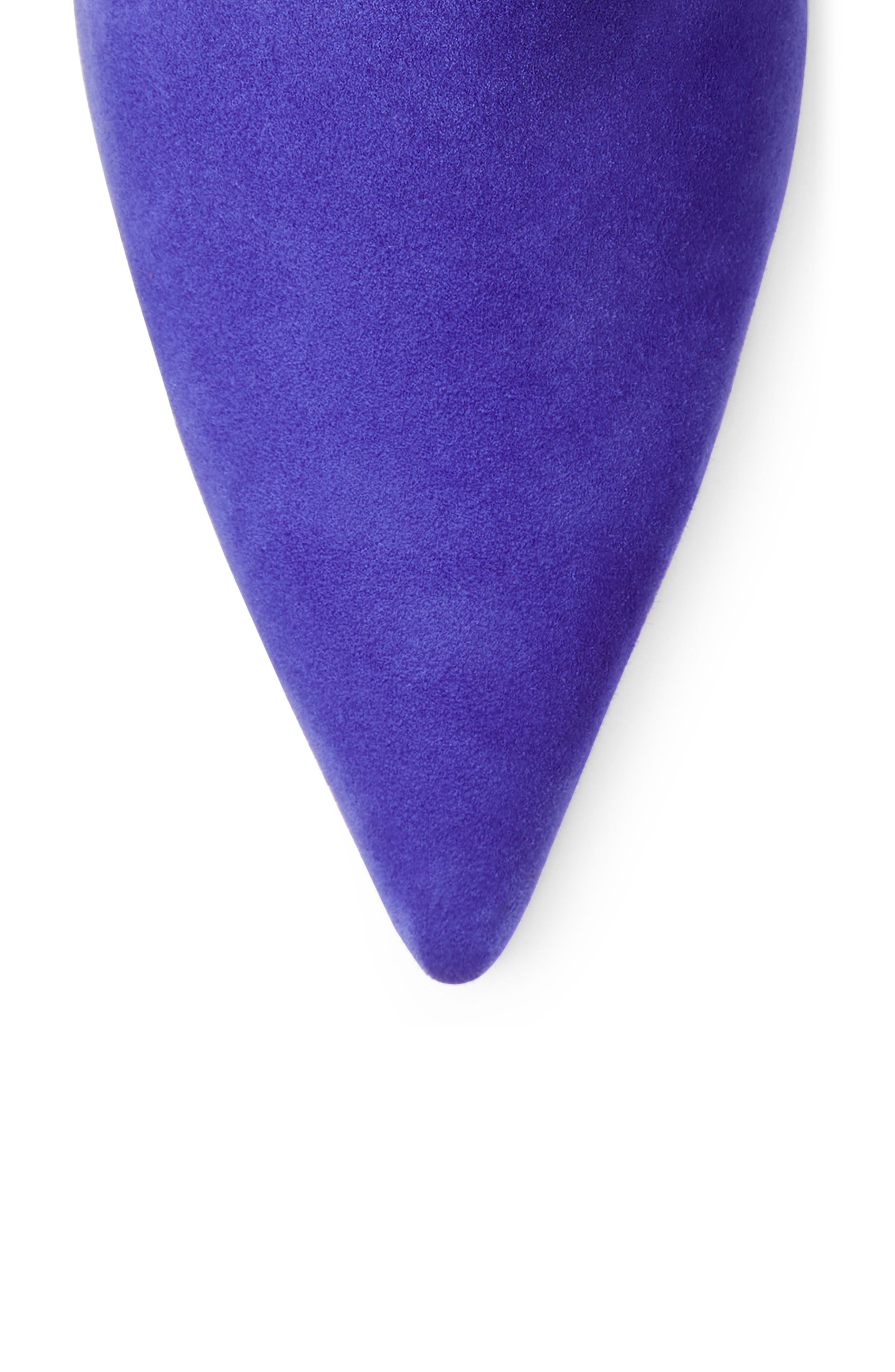 Stuart Weitzman Ultrastuart 100 Stretch Pointed Toe Over the Knee Boot, Alternate, color, Dusk