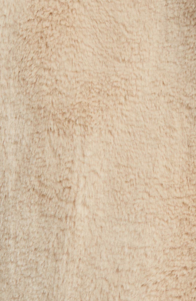 Open Edit Zip Front Faux Fur Jacket, Alternate, color,