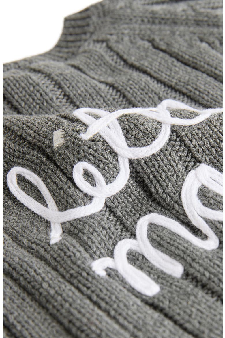 Kids' Little Man Organic Cotton Cardigan, Alternate, color, GREY