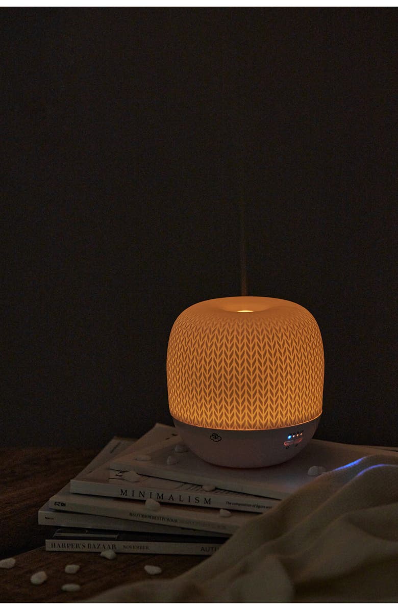 SERENE HOUSE Knit Ceramic Ultrasonic Aroma Diffuser, Alternate, color, White