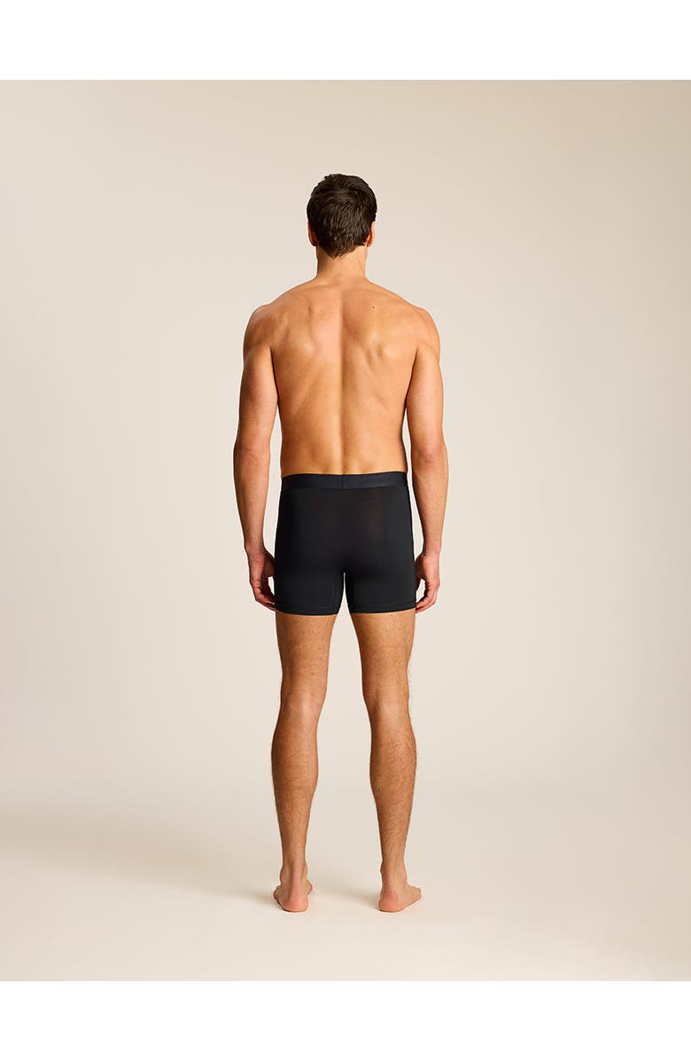 Commando Essential Modal Relaxed Boxer Brief with Fly 3-Pack, Alternate, color, Black