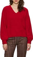 Sanctuary Teddy Fleece V-Neck Sweater