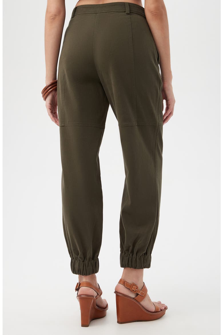 Nala Stretch Cotton Joggers, Alternate, color, CROCODILE
