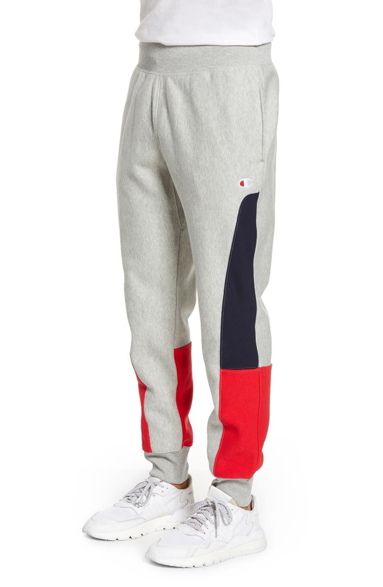 Champion Colorblock Sweatpants, Alternate, color,