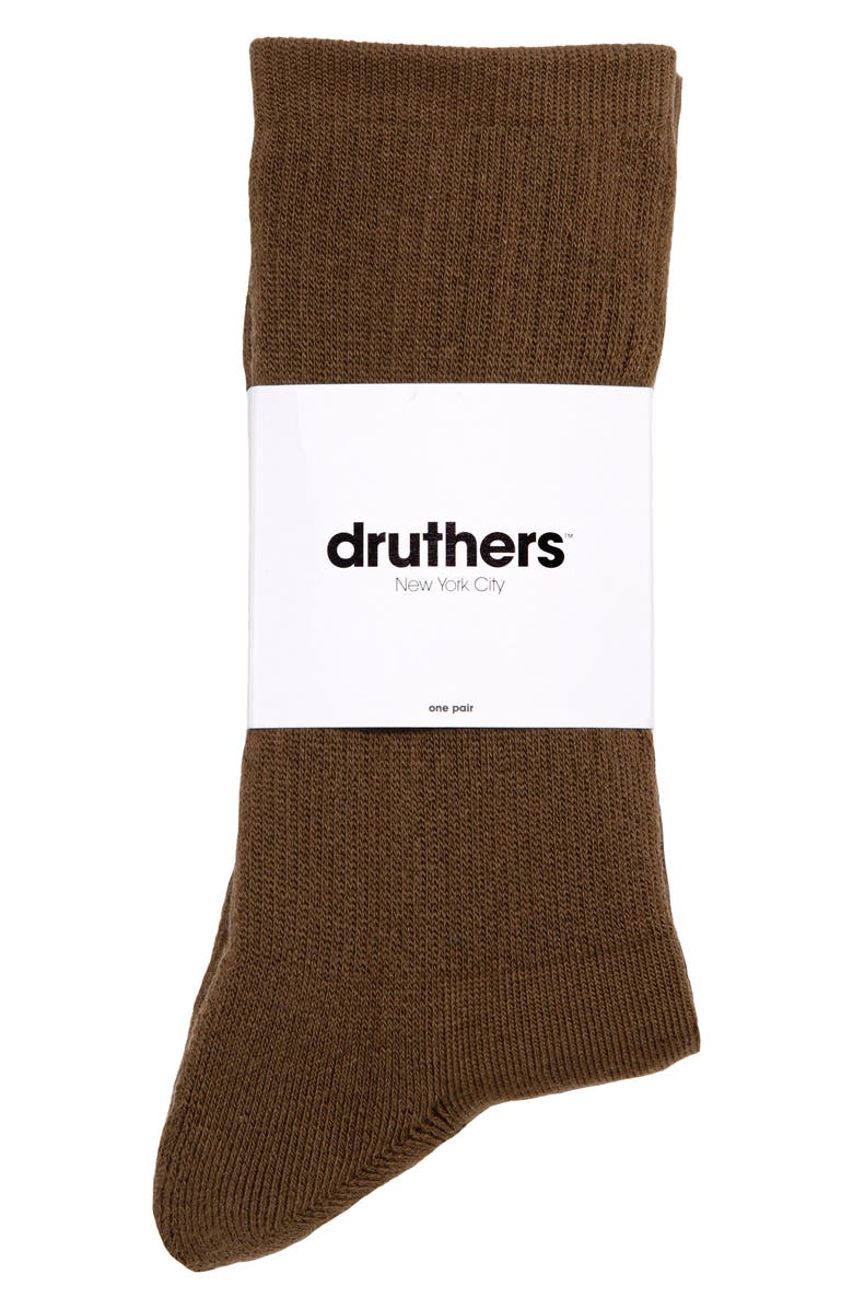 Druthers Everyday Organic Cotton Blend Crew Socks, Alternate, color, 