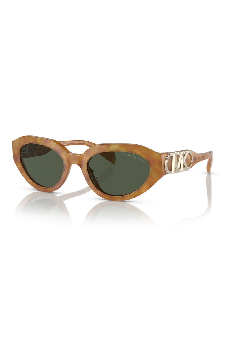 Empire 53mm Oval Sunglasses, Alternate, color, TORTOSE RD