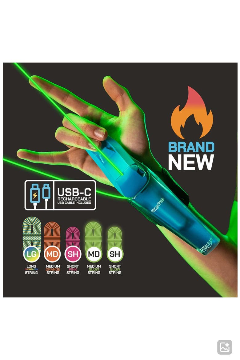 Aracna Glow-in-the-Dark Web Shooter Toy, Alternate, color, MULTI