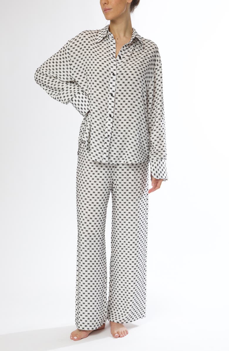 Andine Essen Le Marais Cotton Button-Up Shirt, Alternate, color, 