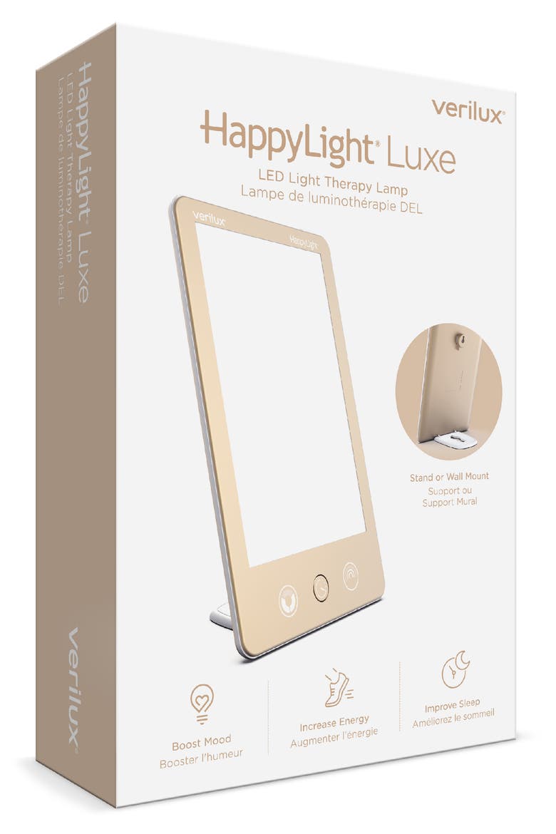 HappyLight® Luxe LED Lamp, Alternate, color, CHAMPAGNE GOLD