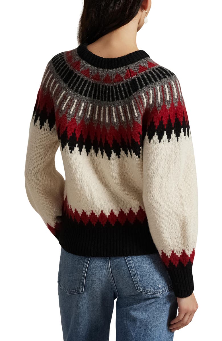 Polo Ralph Lauren Fair Isle Wool & Cashmere Sweater, Alternate, color, Authentic Cream Multi