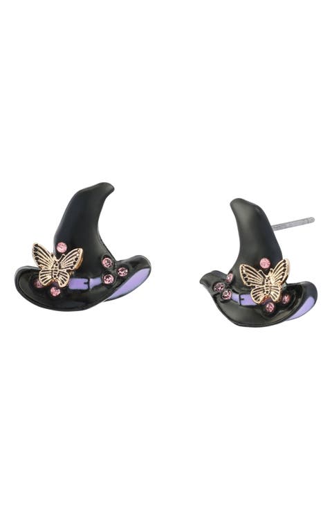 Witch Hat Stud Earrings