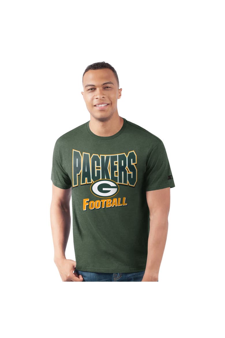 Men's Starter  Green Green Bay Packers Prime Time T-Shirt, Main, color, Green