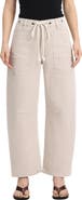 Bayeas High Waist Drawstring Barrel Leg Jeans