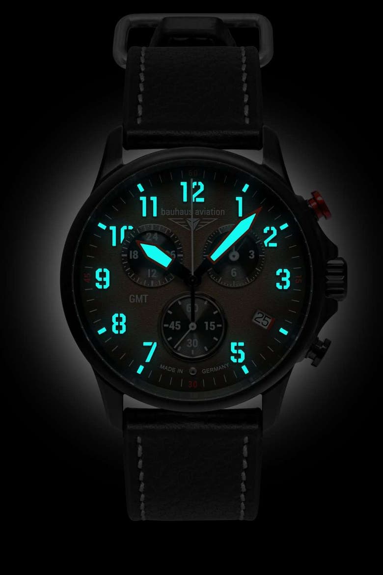 Aviation Blackwing - 42mm, Brown Dial, Pilot Watch, Alternate, color, Brown Dial, Black