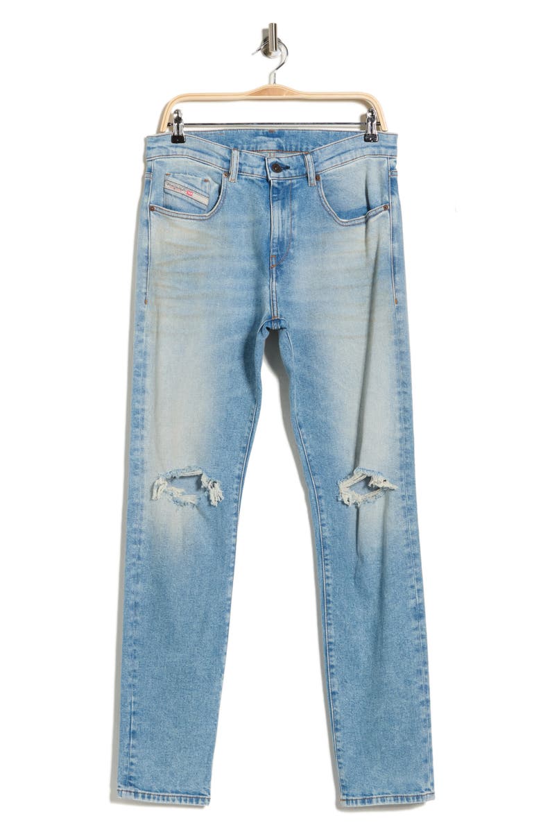 DIESEL<sup>®</sup> 2019 D-Strukt Slim Fit Jeans, Alternate, color, Light Blue Denim