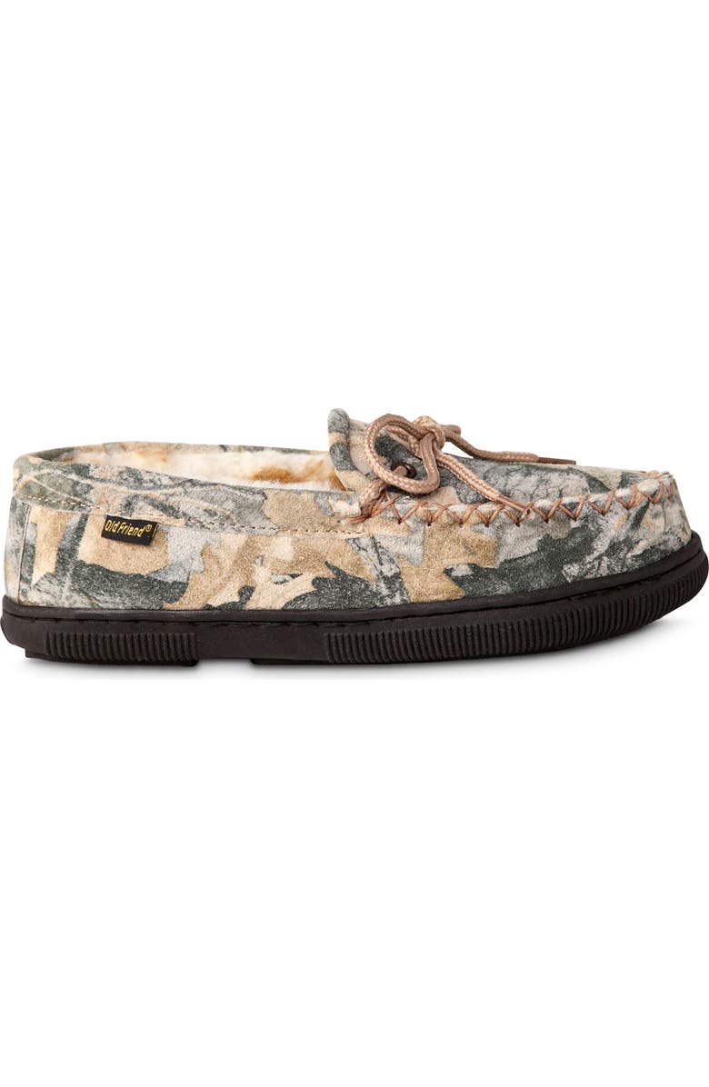 Old Friend Faux Shearling Lined Camo Loafer, Alternate, color,