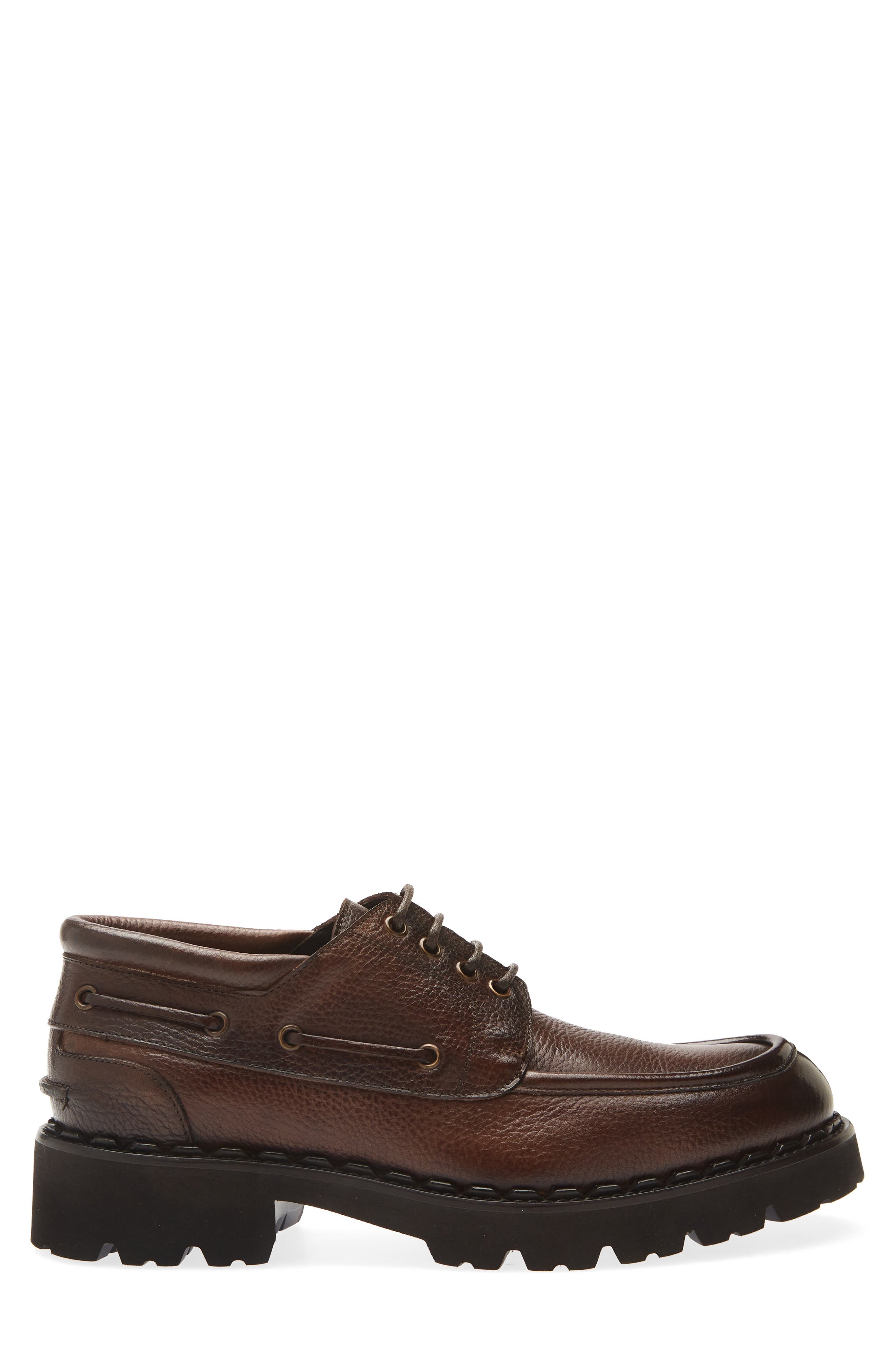 Lug Sole Boat Shoe, Alternate, color, 05 BROWN