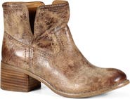 Diba True WALNUT GROVE Distressed Leather Pull-On Western Bootie