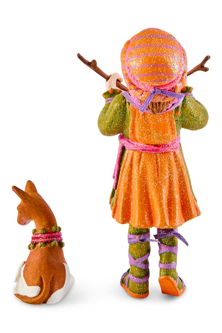 Patience Brewster Nativity Little Drummer Boy Ornament, Alternate, color, ORANGE