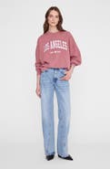 ANINE BING Miles Los Angeles University Sweatshirt