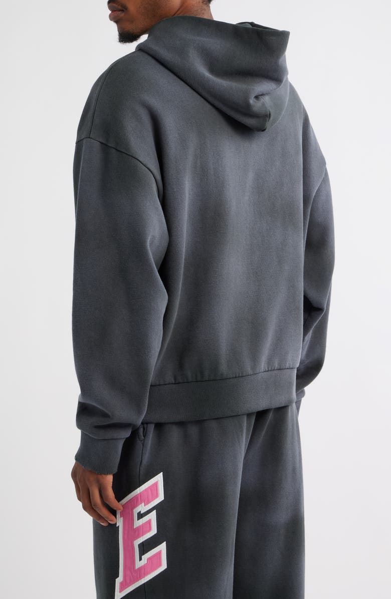 Elwood Fireside Distressed Logo Hoodie, Alternate, color, 