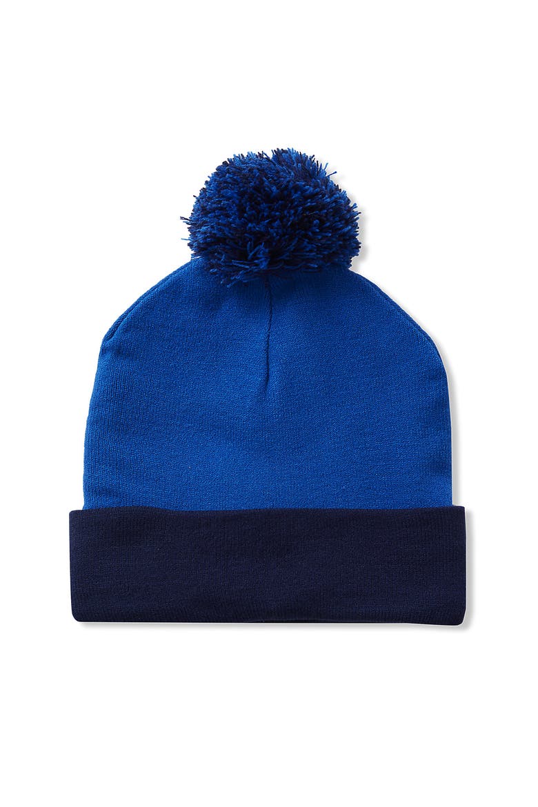 Kids Squall Knit Hat, Main, color, Cobalt/Midnight Blue