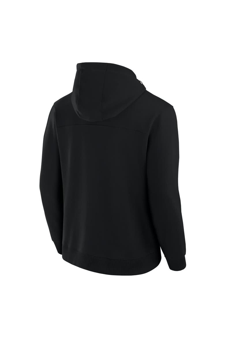 Unisex Fanatics Black Philadelphia Eagles Front Office Tonal Tri-Blend Pullover Hoodie, Alternate, color, Black