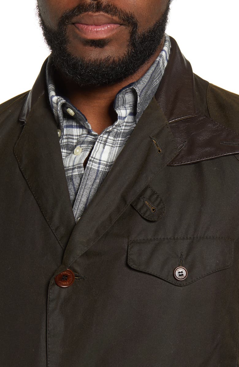 Barbour Icons Beacon Sports Waxed Cotton Jacket, Alternate, color,
