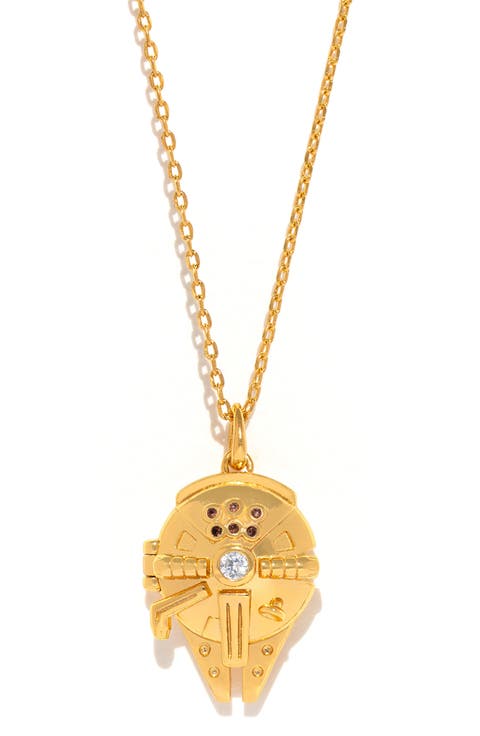 Star Wars Millenium Falcon Locket Necklace