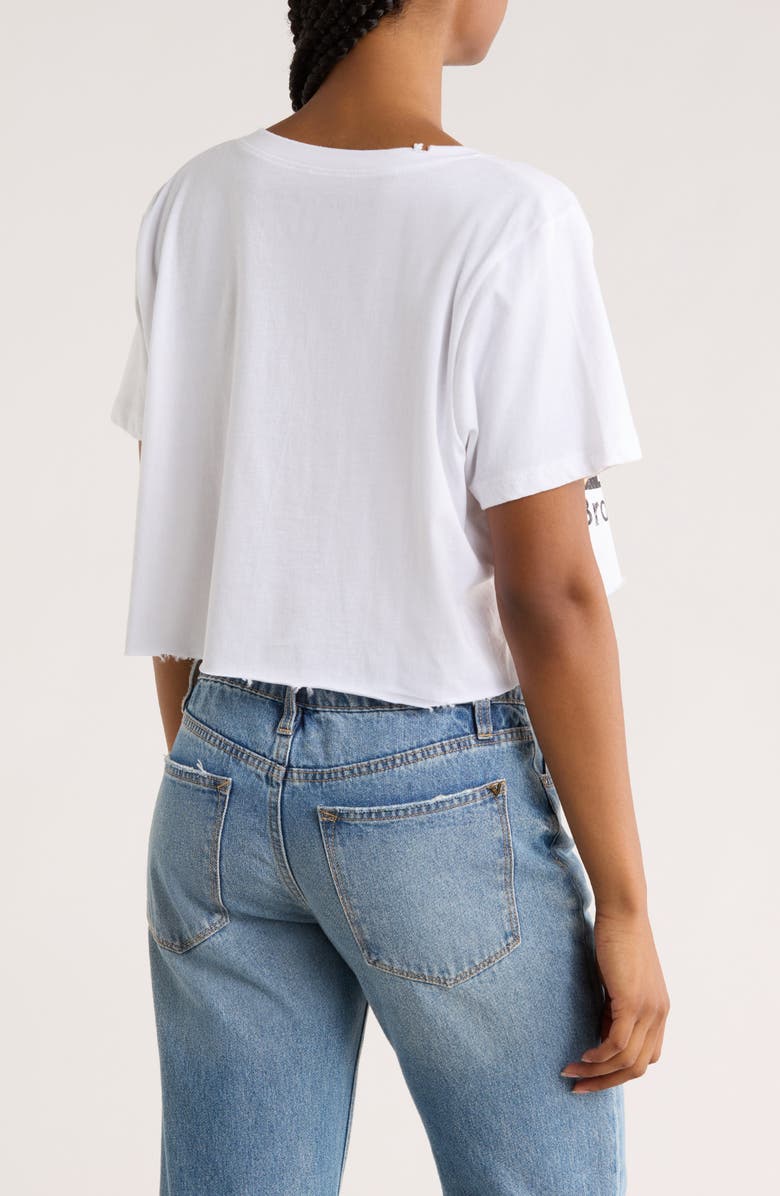 Prince Peter Nashville Broadway Crop Graphic T-Shirt, Alternate, color, White