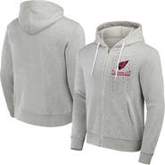 NFL X DARIUS RUCKER Men's NFL x Darius Rucker Collection by Fanatics Heather Gray Arizona Cardinals Domestic Full-Zip Hoodie