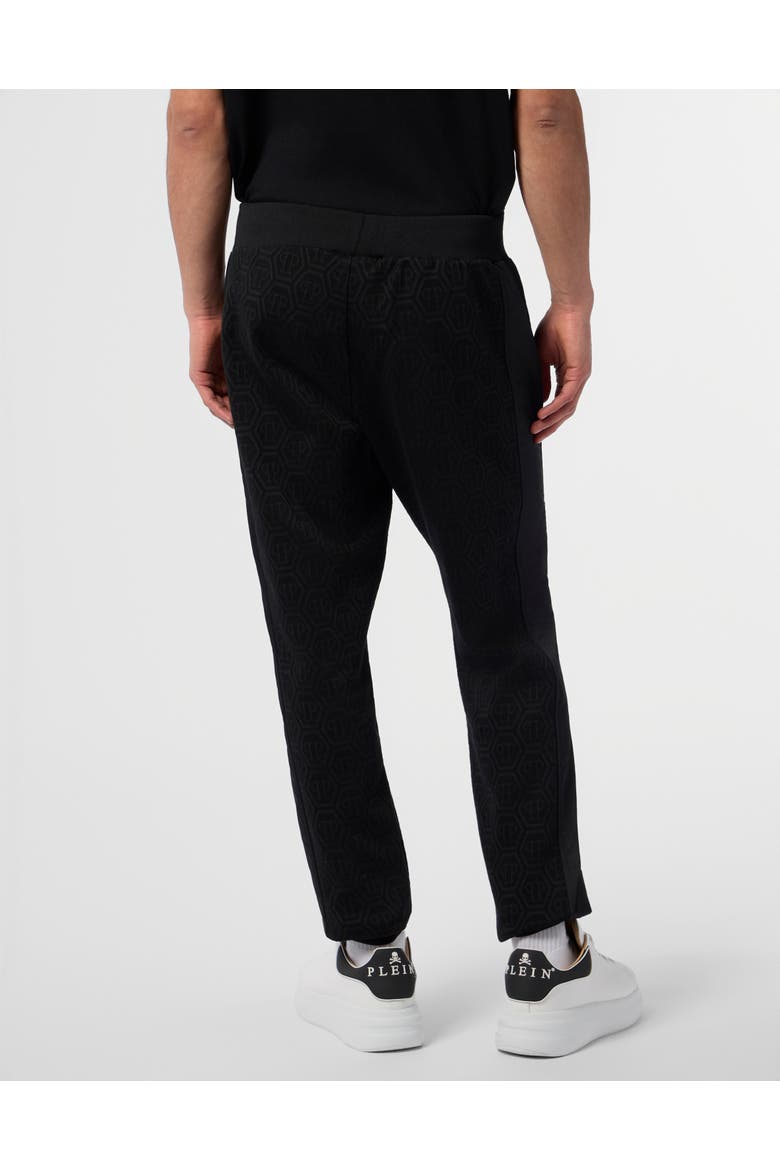 Composed Jogger Pants Monogram Monogram Men, Alternate, color, black