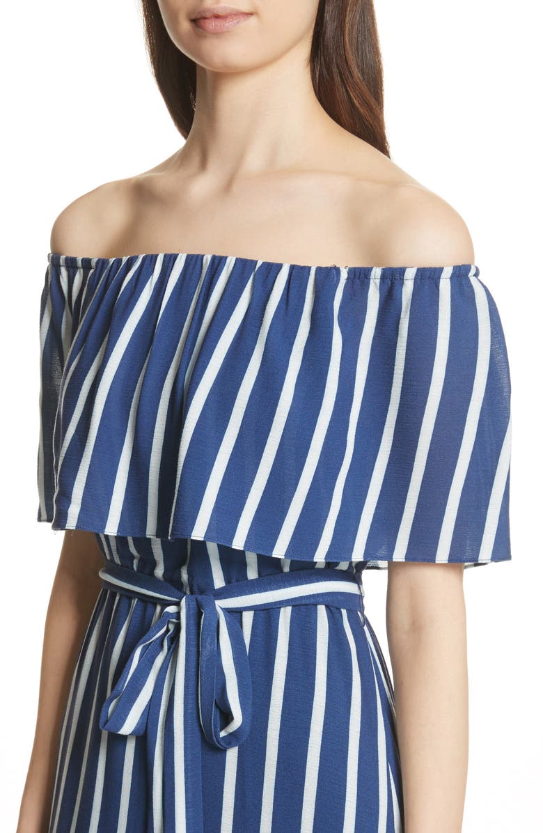 Alice + Olivia Grazi Off the Shoulder Maxi Dress, Alternate, color,