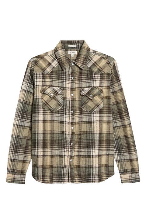 Huston Plaid Western Shirt