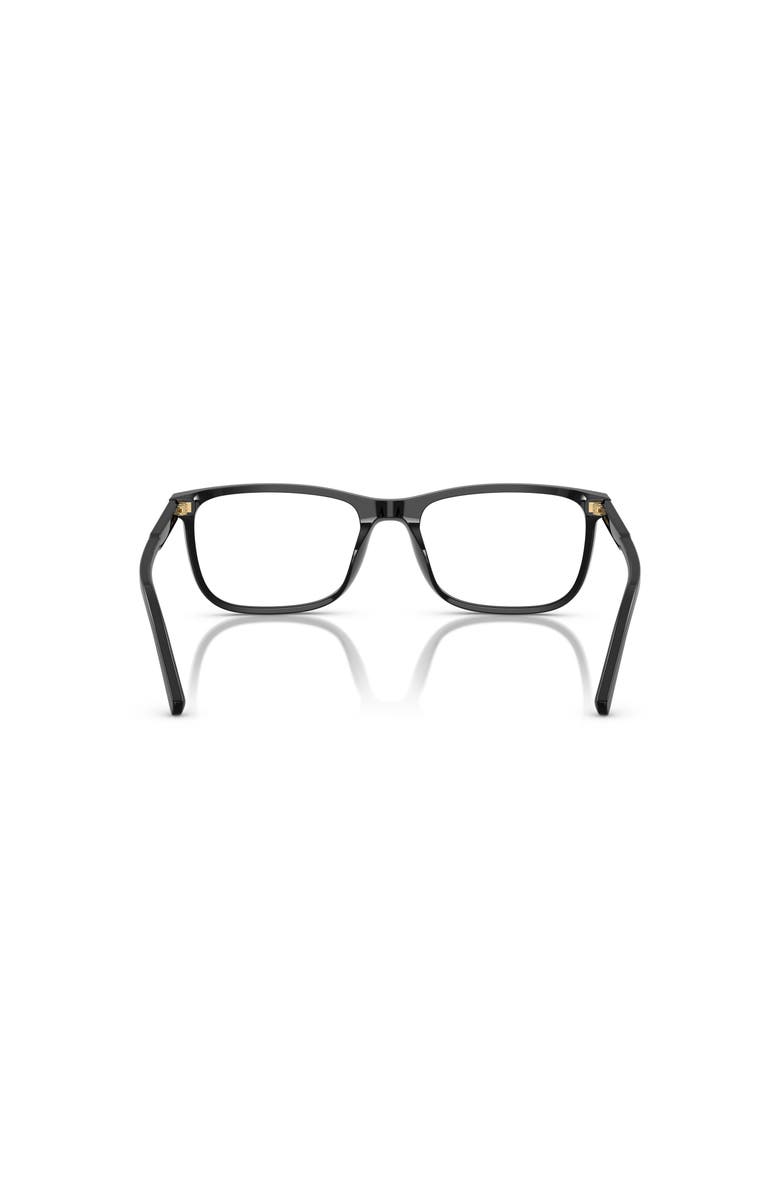 Dolce&Gabbana 53mm Rectangle optical glasses, Alternate, color, Black