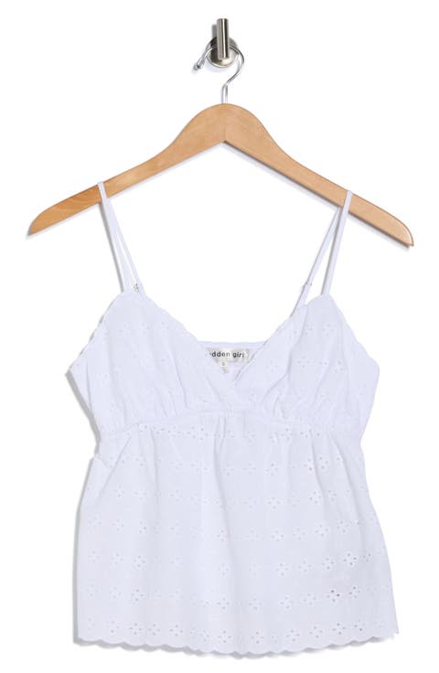Eyelet Babydoll Cotton Camisole