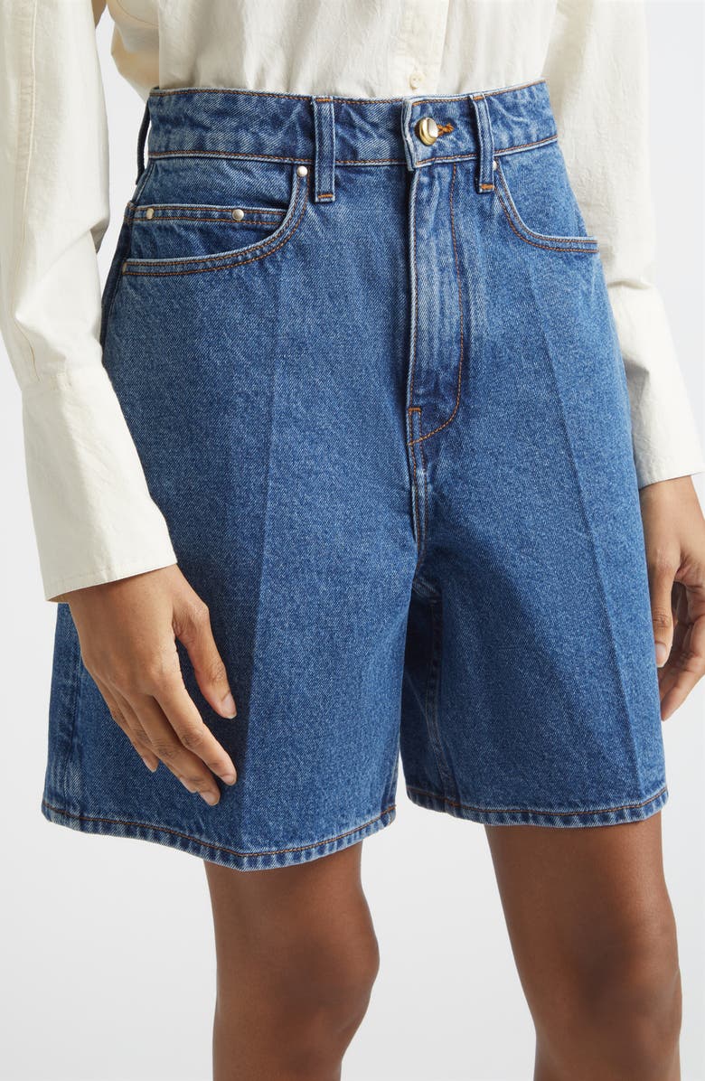 OSSOU Dune Denim Bermuda Shorts, Alternate, color, Horizon Wash