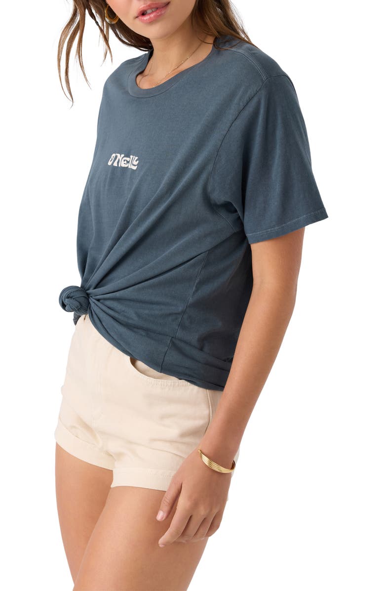 O'Neill Island Palms Logo Cotton Graphic T-Shirt, Alternate, color, 