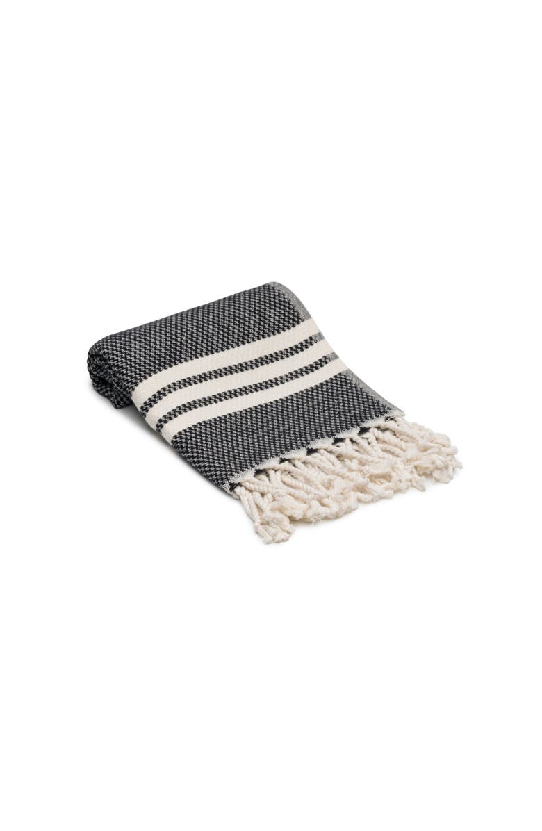 Oliviera Home Newport Turkish Cotton Hand & Kitchen Towel Bundle, Alternate, color, Black