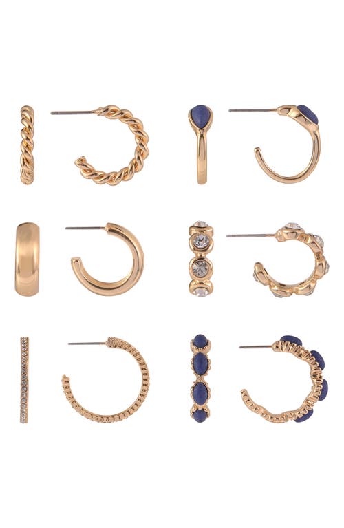 Rachel Rachel Roy Set Of 6 Hoop Earrings
