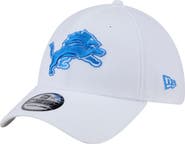 New Era Men's New Era White Detroit Lions Main 39THIRTY Flex Hat