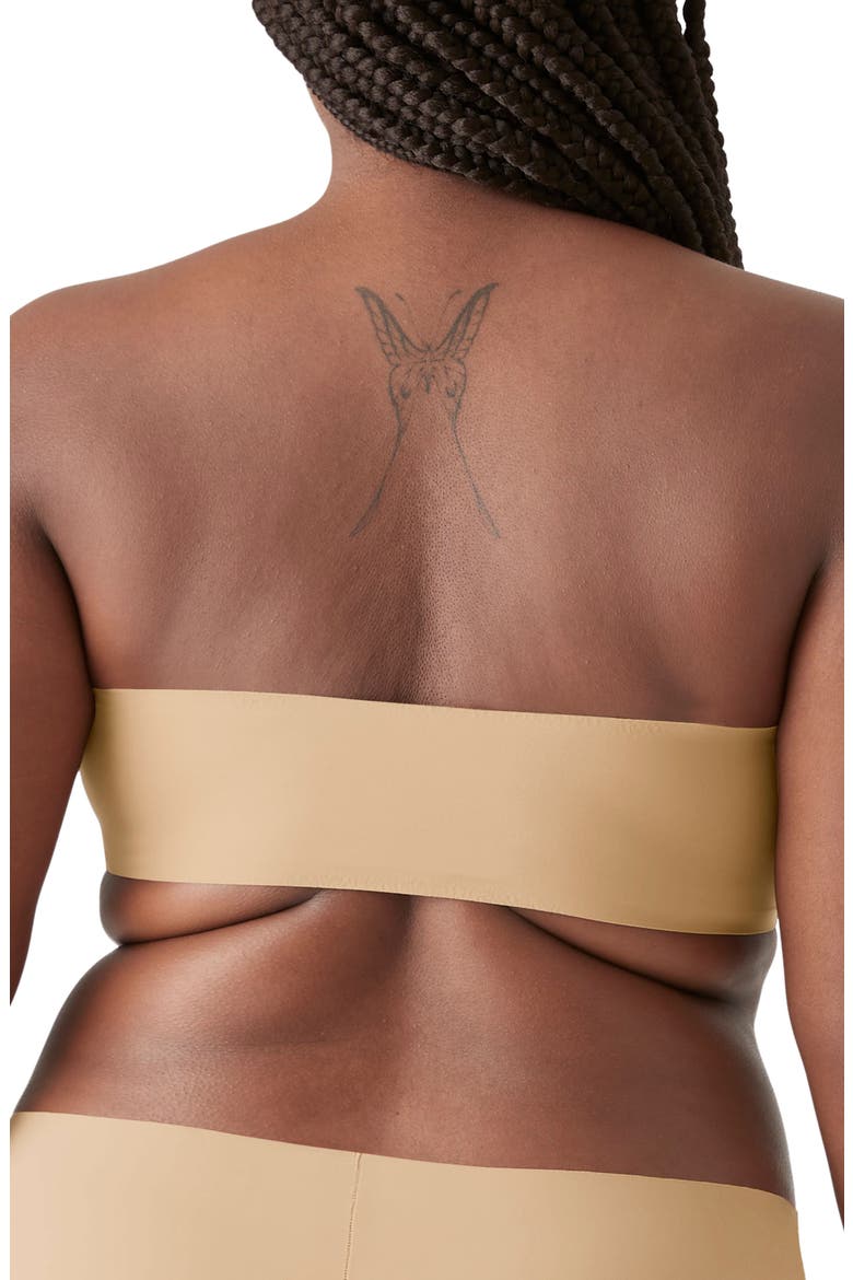 True Body Wireless Convertible Bandeau Bra, Alternate, color, DESERT