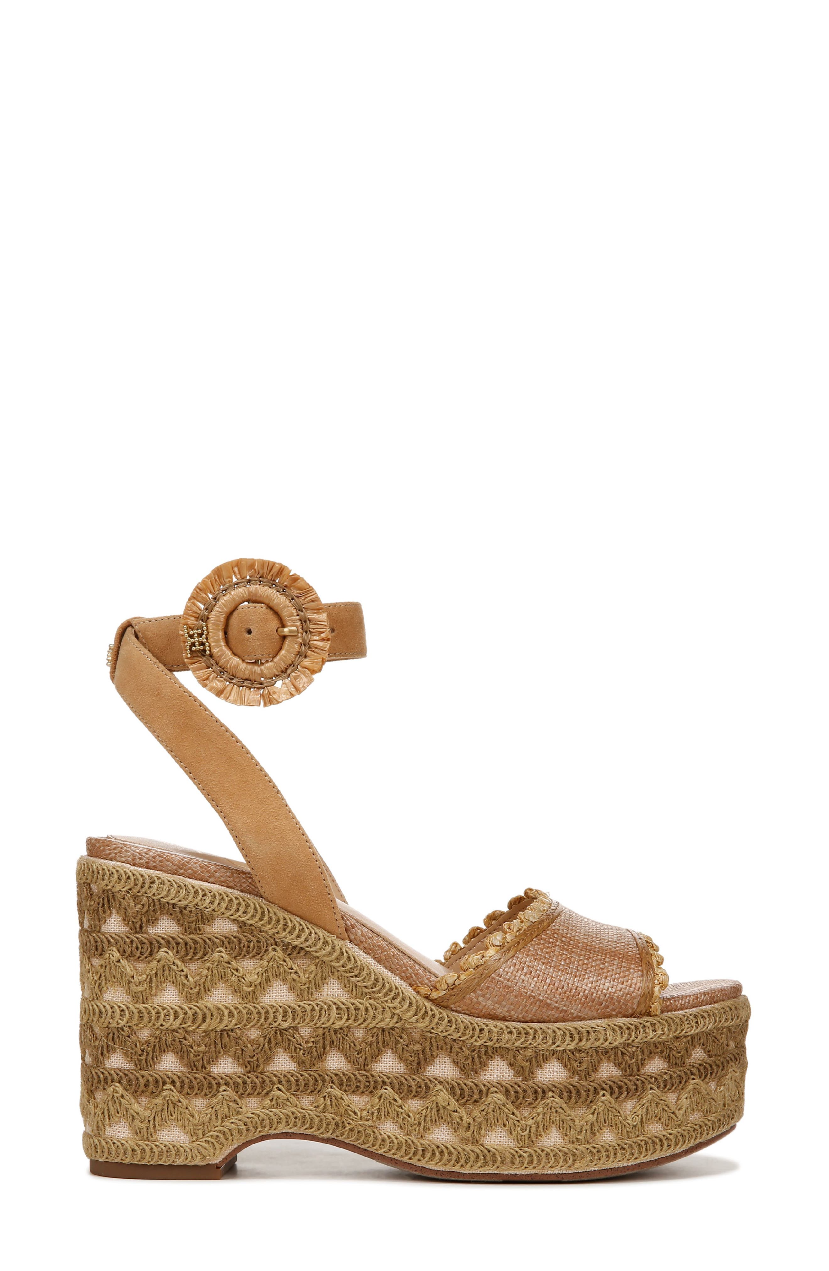 Sam Edelman Amber Espadrille Platform Ankle Strap Sandal, Alternate, color, 