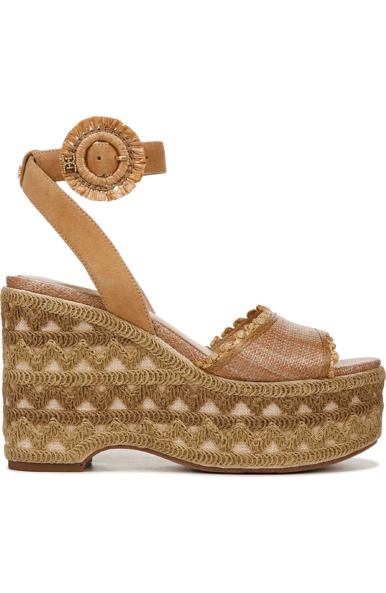 Sam Edelman Amber Espadrille Platform Ankle Strap Sandal, Alternate, color,