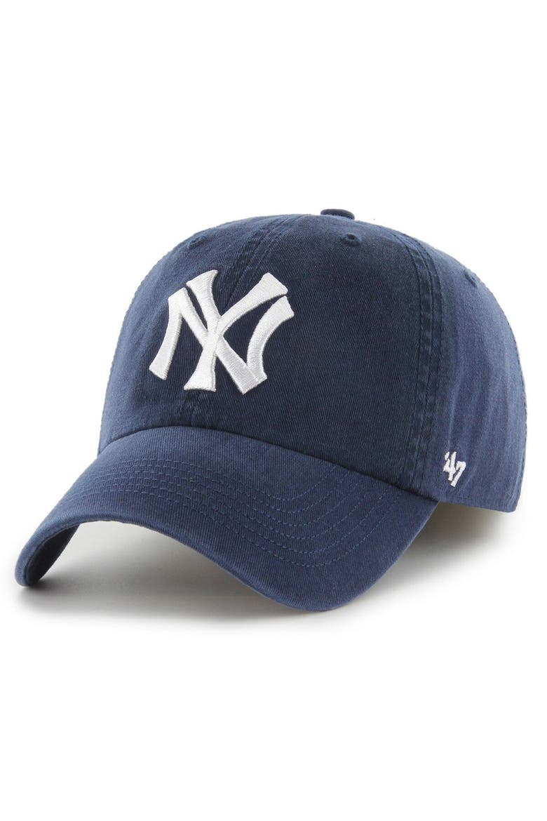 Men's '47 Navy New York Yankees Cooperstown Collection Franchise Fitted Hat, Main, color, Navy