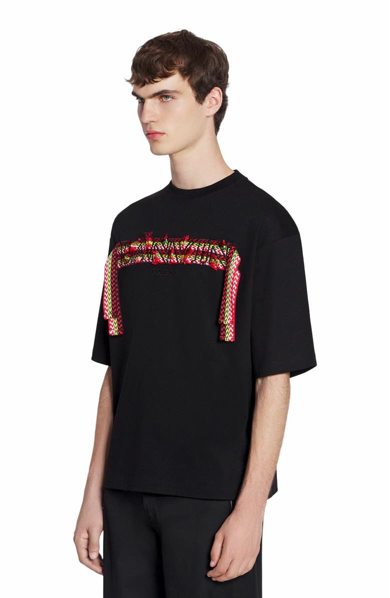 Lanvin Curb Lace Lanvin Oversized T-Shirt, Main, color, 