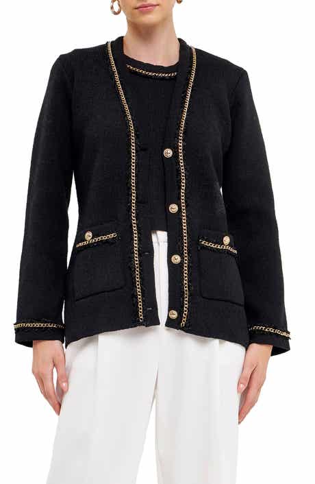 Trim Detail Cardigan