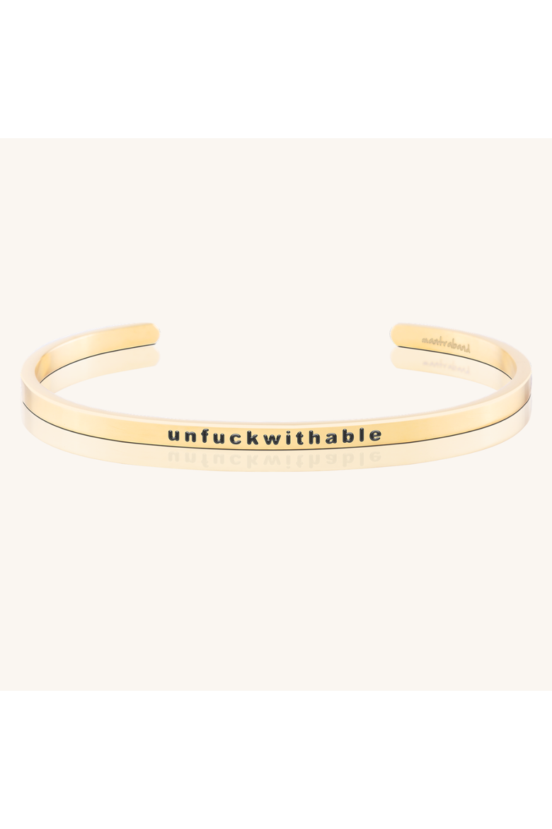 unfuckwithable Bracelet, Main, color, Yellow Gold