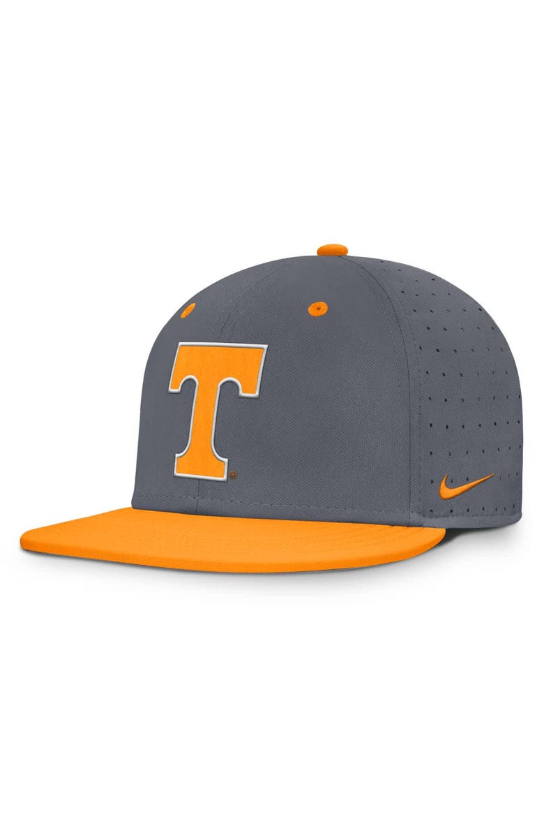 Men's Nike Gray Tennessee Volunteers On-Field Dugout True Performance Fitted Hat, Alternate, color, Gray